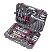 Kraftwerk Valigetta portautensili, Basic, 1/4"+1/2", 115 pz.