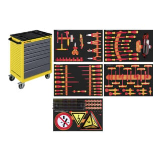 Kraftwerk VDE Chariot d'atelier BT700, 116 pièces