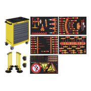 Kraftwerk VDE Chariot d'atelier BT700, 124 pièces, y compris barrière