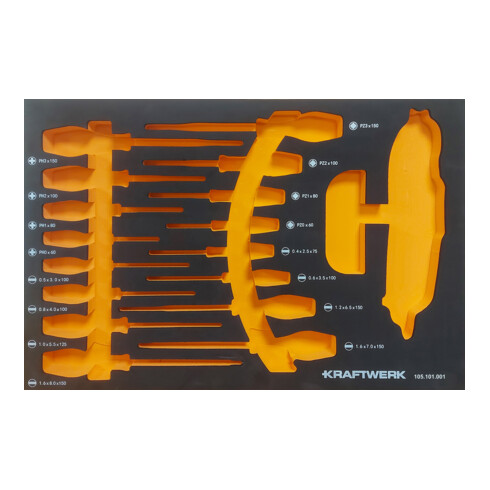 Kraftwerk VDE Coques vides, vides, 600x400x40mm pour 105.110.001