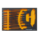 Kraftwerk VDE Leerschalen, leer, 600x400x40mm für 105.110.001-1