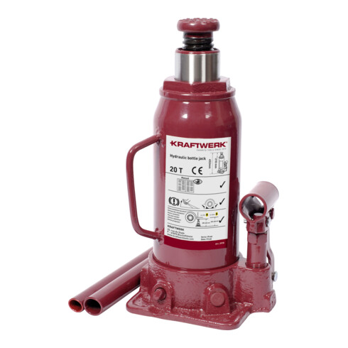 Kraftwerk Vérin de bouteille hydraulique, 20 t