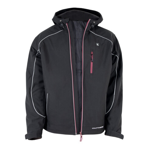 Kraftwerk Veste chauffante à batterie 12 V Li-Poly XL