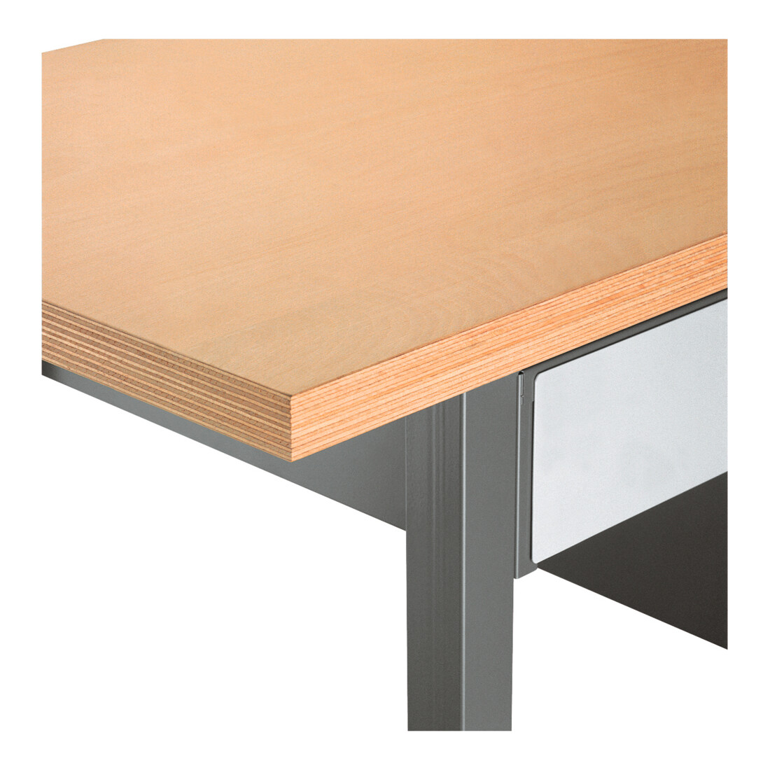 Kraftwerk Werkbankplatte 2000x700 mm, Buche Multiplex 50 mm, 41 KG