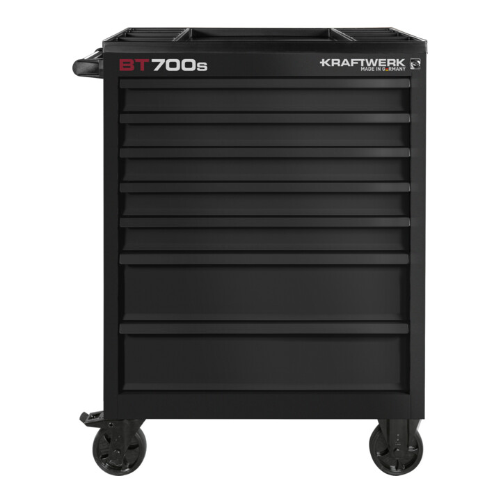 Kraftwerk Werkstattwagen BT700s 7 Schubladen schwarz, leer