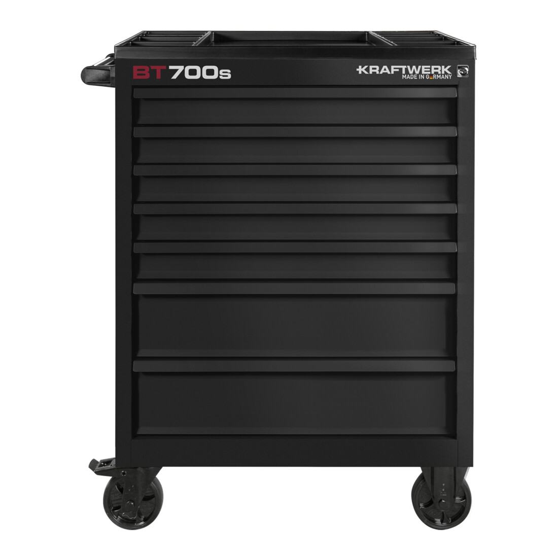 Kraftwerk Werkstattwagen BT700s 7 Schubladen schwarz, leer