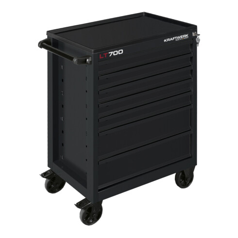 Kraftwerk Werkstattwagen LT 700 «BLACK LINE» mit 7 Schubladen