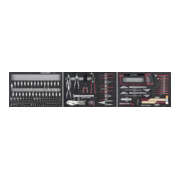 Kraftwerk Werkzeug-Satz, EVA 60/40, 1/4"+ 3/8"+ 1/2", 150-tlg.-1