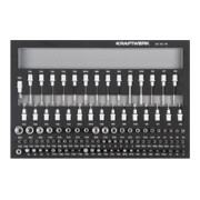 Kraftwerk Werkzeug-Satz, EVA 60/40, 1/4"+ 3/8"+ 1/2", 150-tlg.-4