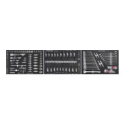 Kraftwerk Werkzeug-Satz, EVA 60/40, 1/4"+ 3/8"+ 1/2", 154-tlg.-1