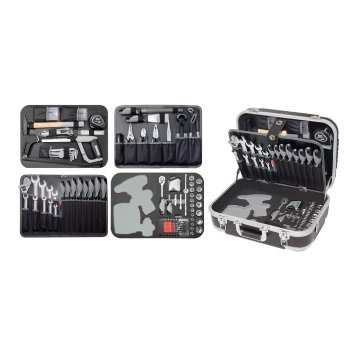 Kraftwerk Werkzeugkoffer B160, 3/8", 162-tlg. ohne Powertool mit Bosch