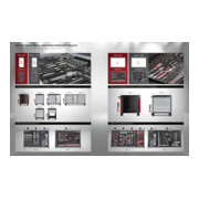 Kraftwerk Werkzeugwagen LT700 60/40 7 Schubladen-3