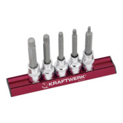 Kraftwerk XZN-Vielzahn-Lang-Bit-Steckschlüssel-Satz 70mm MAGALU 1/2", 5-tlg.