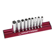 Kraftwerk Zoll-Stecknusssatz lang MAGALU 1/4", 9-tlg.