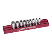 Kraftwerk Zoll-Stecknusssatz MAGALU 1/4", 9-tlg.
