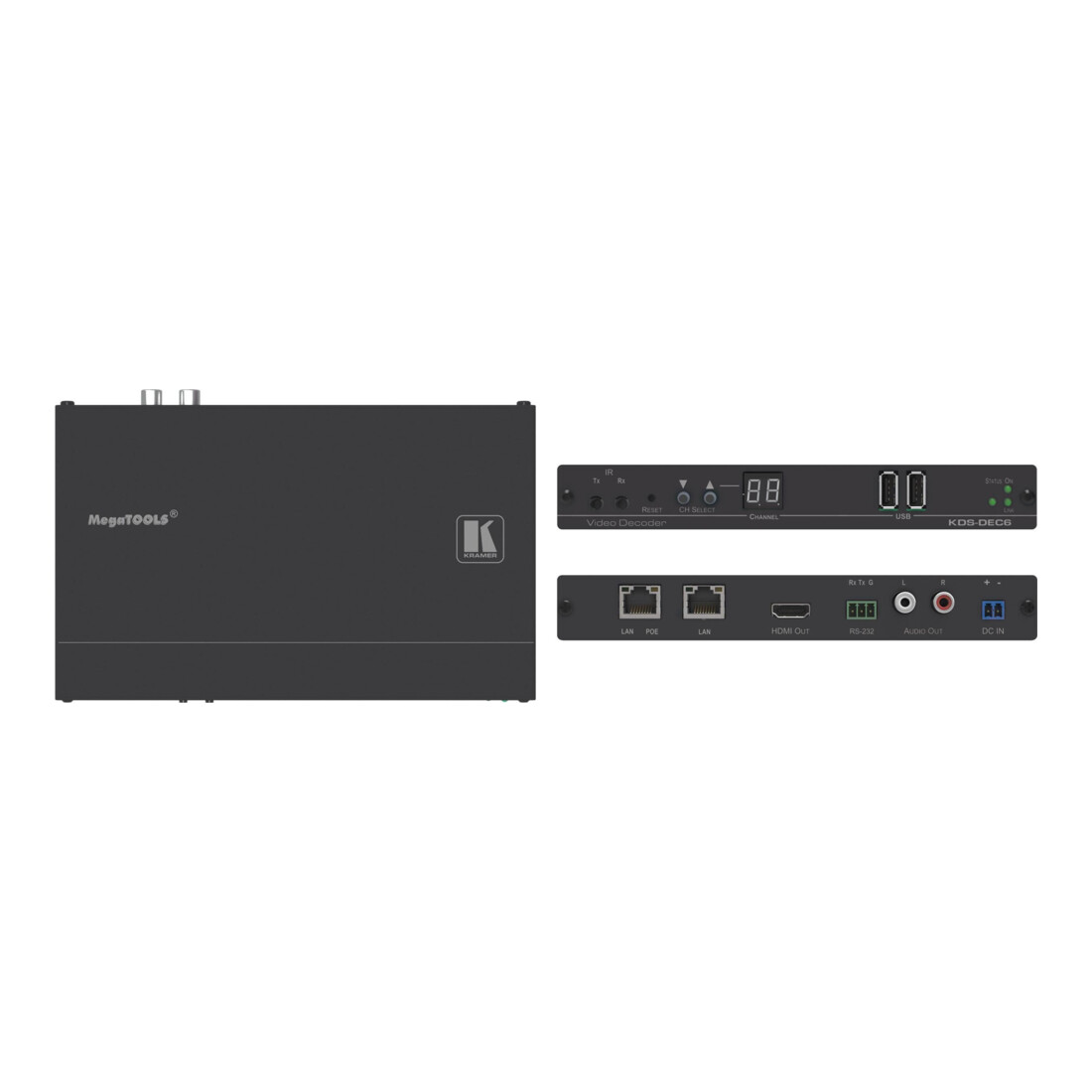 Kramer 4K Videodecoder 4K60 4:2:0 HDCP KDS-DEC6