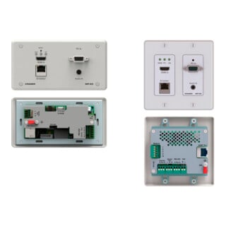 Kramer Plaque de raccordement murale taille EU, blanc WP-20/EU(W)-80