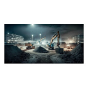 Kranstrahler Iluminator 150 800 lm 25 m câble caoutchouc + prise IP d-4