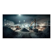 Kranstrahler Iluminator 23 200 lm 5 m câble caoutchouc + prise IP d.-4