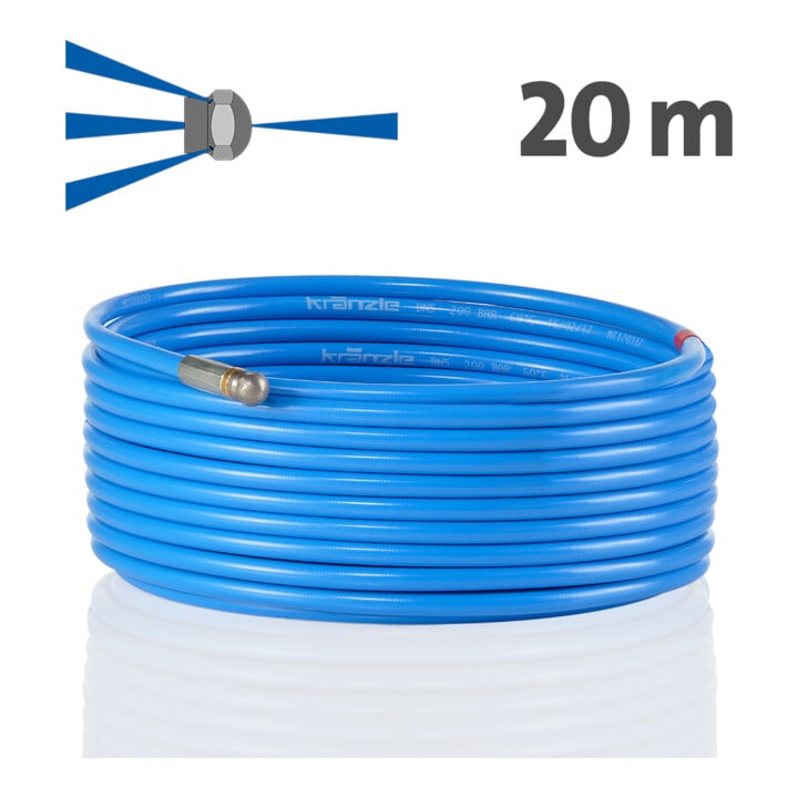 Kränzle Nettoyeur haute pression K 1154 TST + tuyau de nettoyage de canalisation F-20 m (D12)