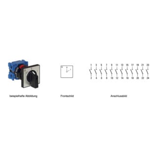 Kraus & Naimer Interrupteur unipolaire 60 degrés CH10 A200-600 FT2
