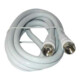Kreiling Tech. Câble de connexion F SM 90 dB F75/ 2,5 m-112 blanc