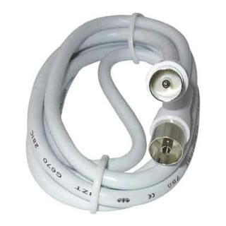 Kreiling Tech. Câble de connexion IEC St/Ku, SM 90dB ASK75/5,0ZZ blanc