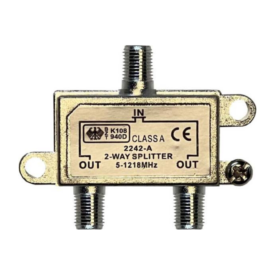 Kreiling Tech. F-Verteiler 2fach 5-1000MHz Class A VT2242