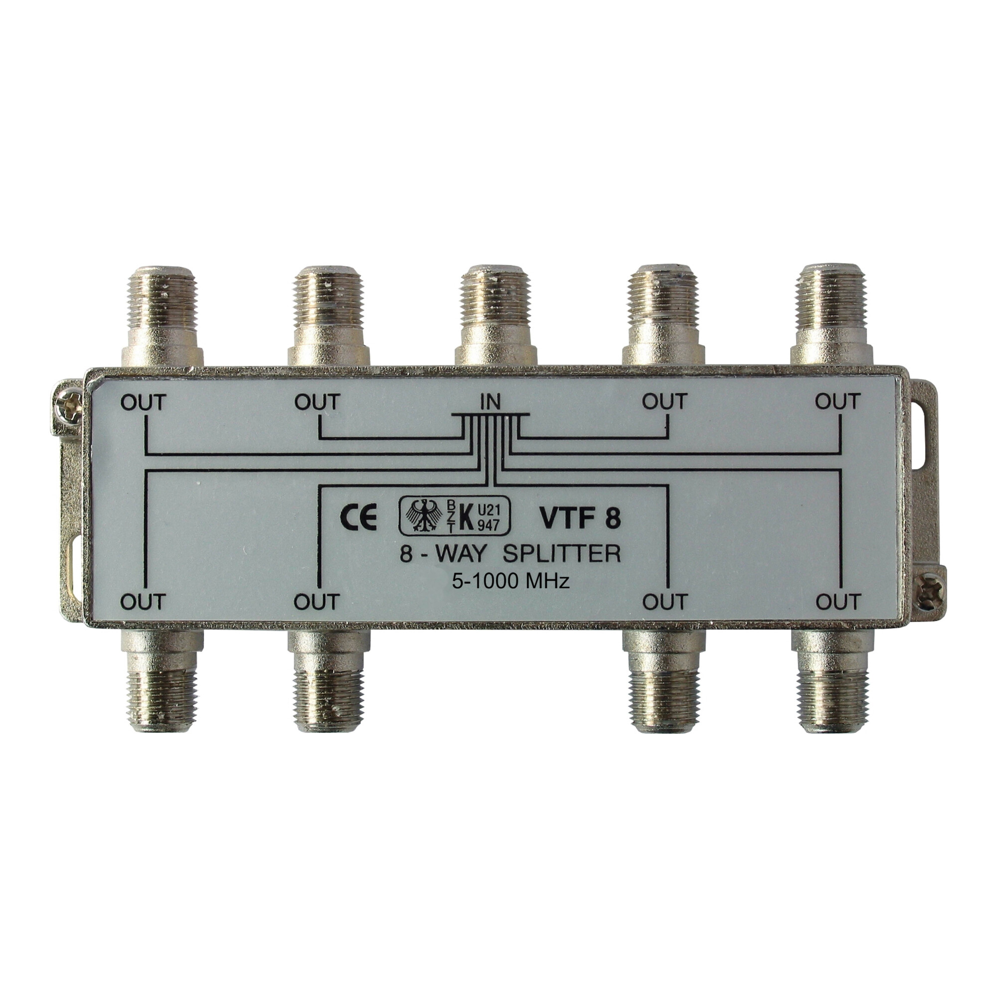 Kreiling Tech. F-Verteiler 8fach 5-1000MHz Class A VT 2248