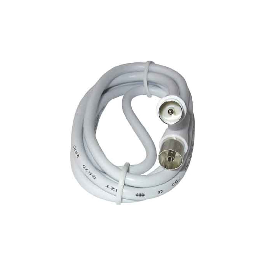 Kreiling Tech. IEC-Anschlußkabel St/Ku, SM 90dB ASK75/ 3,5ZZ ws