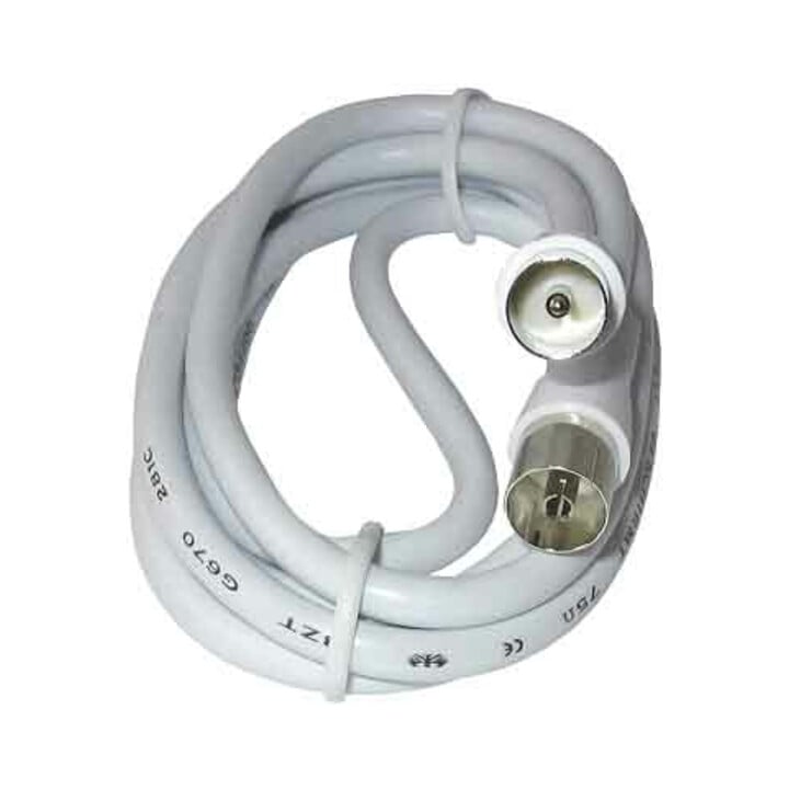 Kreiling Tech. IEC-Anschlußkabel St/Ku, SM 90dB ASK75/ 5,0ZZ ws