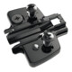 Kreuzplatte STA obsidianschwarz D=0,0mm HETTICH-1