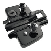 Kreuzplatte STA obsidianschwarz D=0,0mm HETTICH