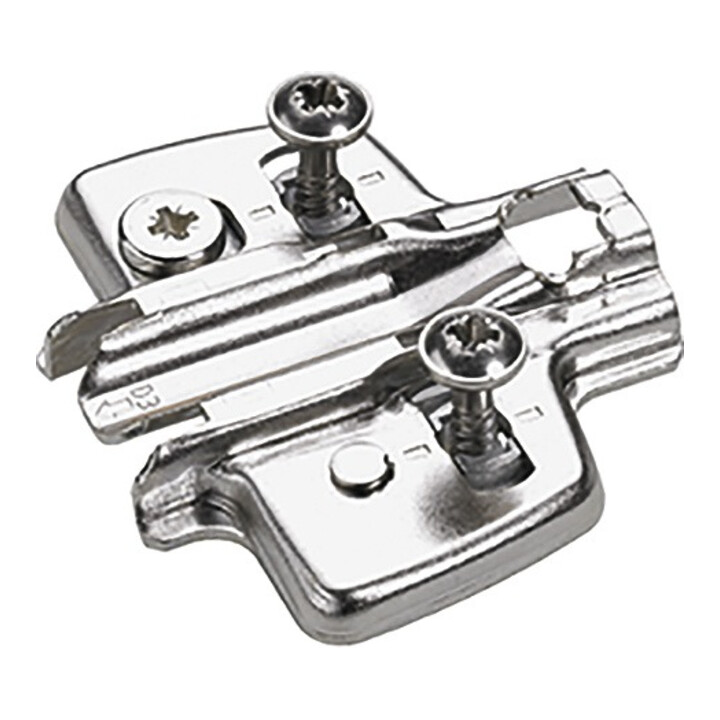 Kreuzplatte STA obsidianschwarz D=1,5mm HETTICH