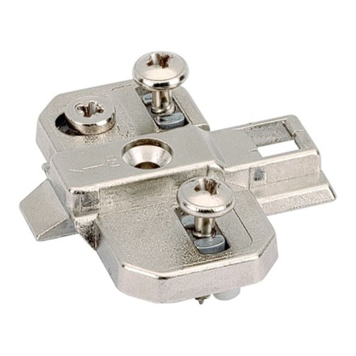 Kreuzplatte Sys.9000 Intermat Zinkdruckg.vern.3mm Pilotz.u.Spez.-Schr.