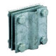 Kreuzverb. vz. 52x52x3 avec plaque interm. plate/ronde-1
