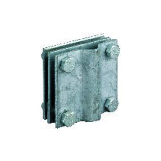 Kreuzverb. vz. 52x52x3 mit Zwischenpl. fl/rd