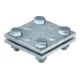 Kreuzverbinder nach DIN EN 62561-1 flach / flach 30 mm feuerverzinkt Stahl-1