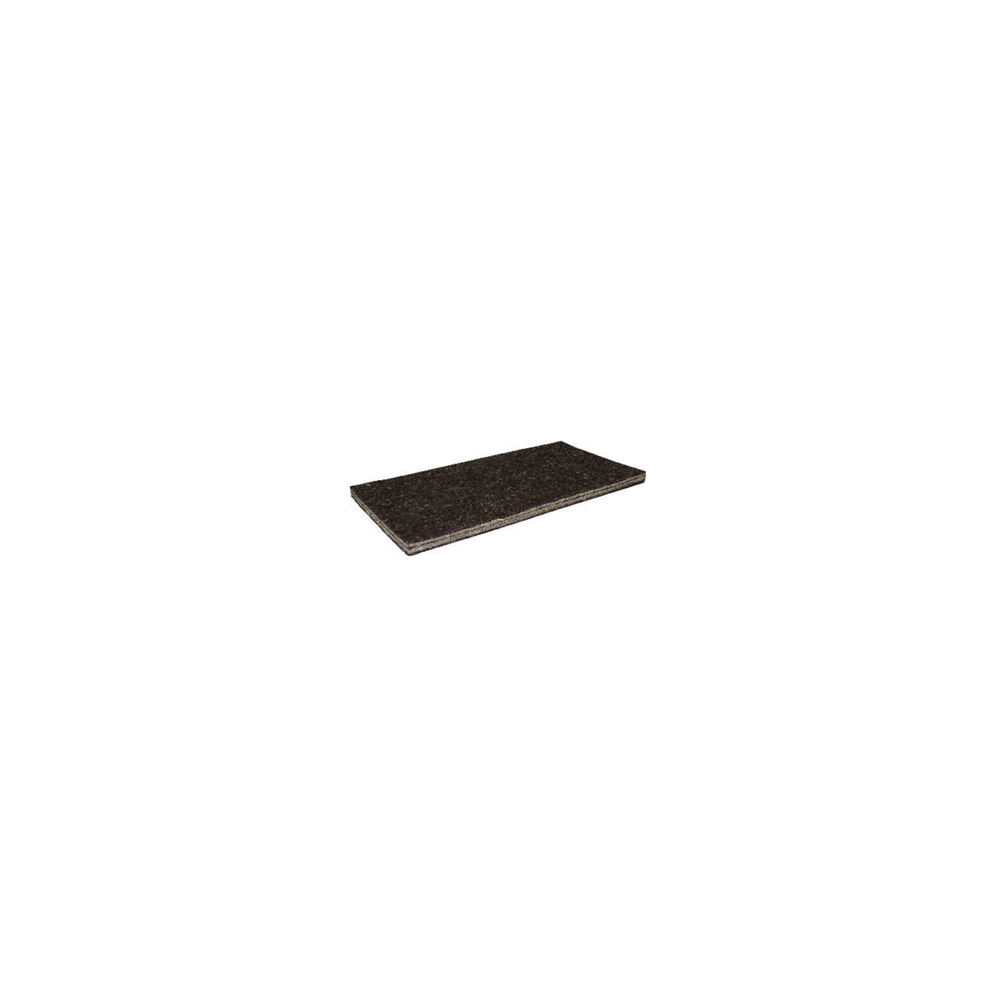 KRONEN HANSA Reibebrettbelag 120x240mm 10mm Zellg.schwarz Kronen