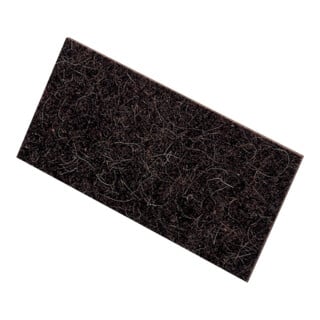 KRONEN HANSA Revêtement de râpe 120x240mm 10mm feutre dur Kronen