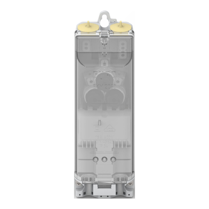 Krüger-Werke GmbH Übergangs/Sicherungskasten 3xE14-L1,L2,L3 N,PE EKM 2050/89200