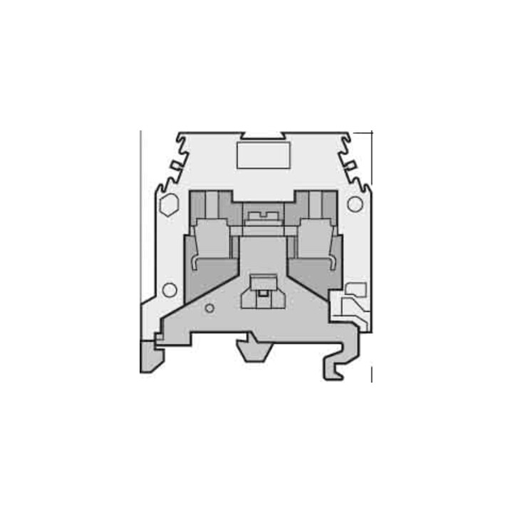 Krüger-Werke GmbH Serre-câble avec vis M 4/6.P vert-jaune