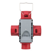 Brennenstuhl CEE Adapter stroomverdeler IP44 (1x CEE stekker 400V & 3x CEE stopcontacten 400V/16A, voor continu gebruik buiten, bouwplaatsen en landbouw)-4