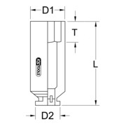 KS Tools 1.1/2" Sechskant-Kraft-Stecknuss, lang, 46mm-3