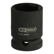 KS Tools 1,1/2" zeskant krachtdop, 40 mm, kort