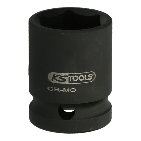 KS Tools 1.1/2" zeskant krachtdop, 65 mm, kort