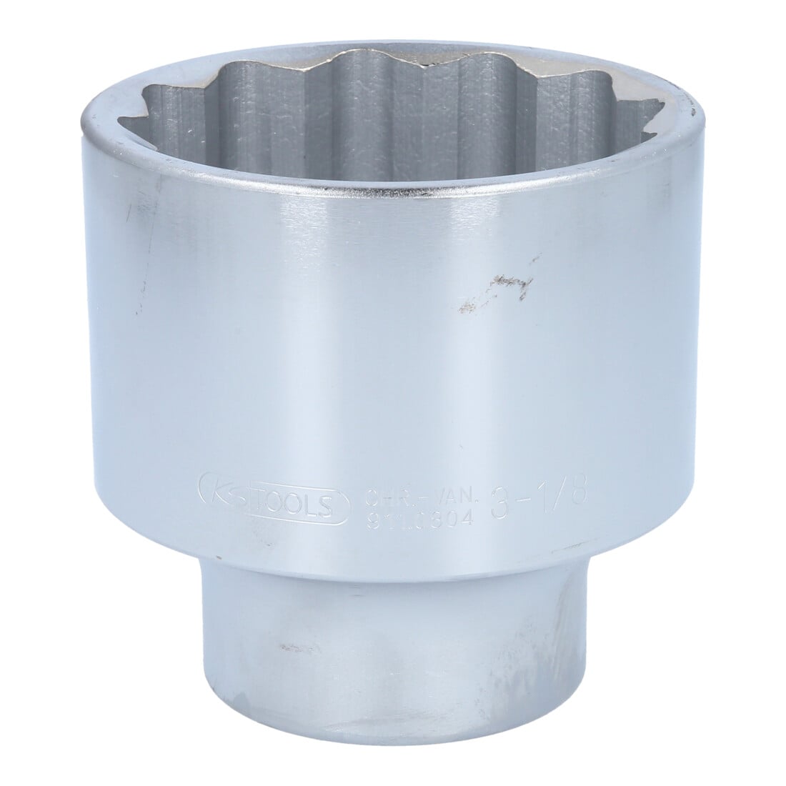 KS Tools 1" 12-kant-Stecknuss, kurz, 3.1/8"