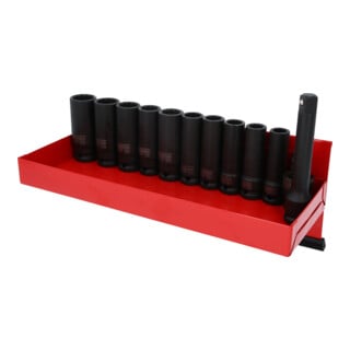 KS Tools 1/2" 12-kant dopsleutelset, lang, 13-delig