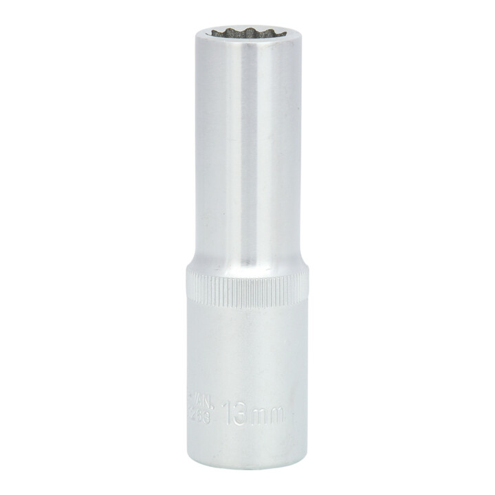 KS Tools 1/2" 12-kant-Stecknuss, lang, 13mm
