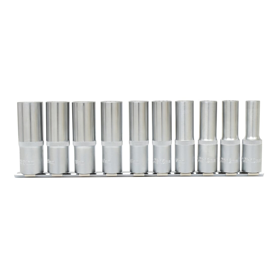 KS Tools 1/2" 12-kant-Stecknuss-Satz, lang, 10-teilig